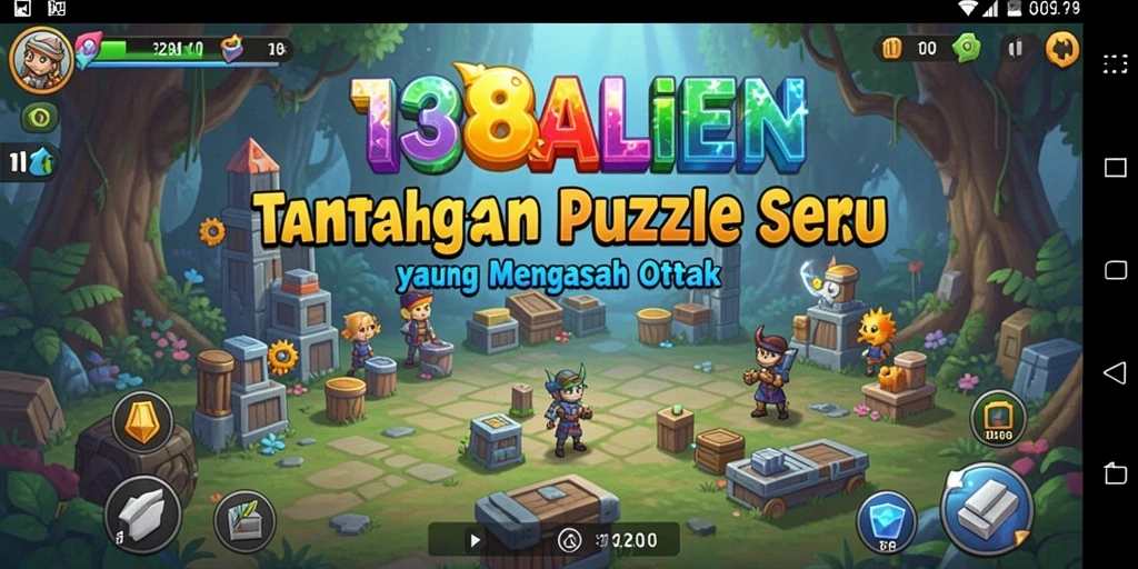 Screenshot gameplay 138ALIEN menampilkan tantangan puzzle yang menarik.