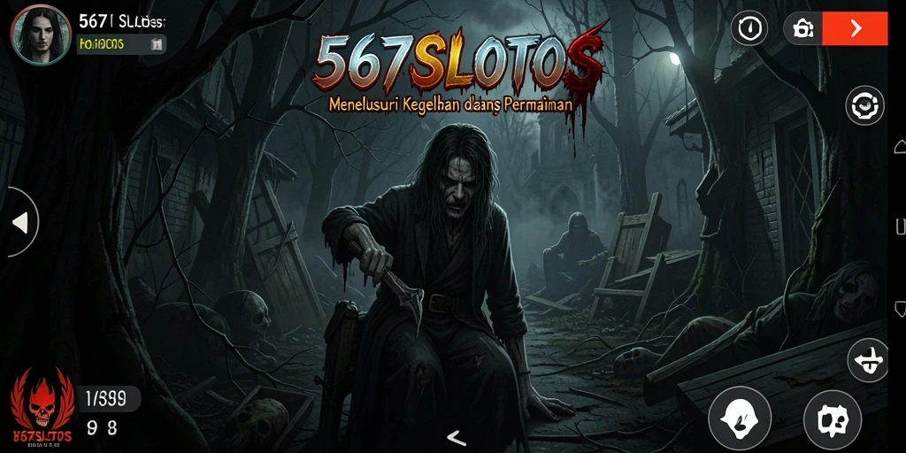 Gameplay menakutkan di 567SLOTS dengan efek suara yang mencekam.