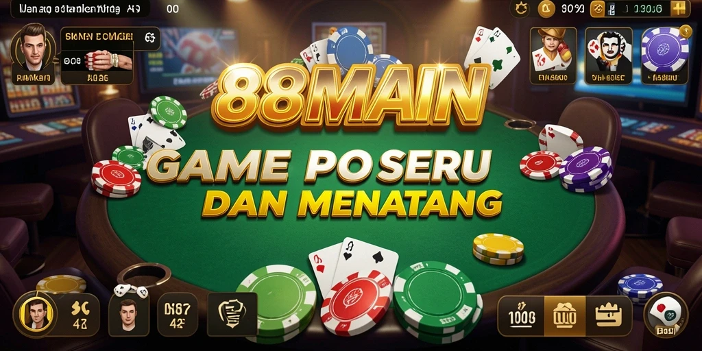 Tampilan gameplay 88MAIN yang mendebarkan dan interaktif.