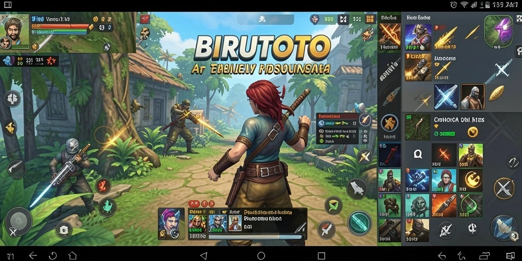 Tampilan utama BIRUTOTO dengan fitur pengelolaan tugas.