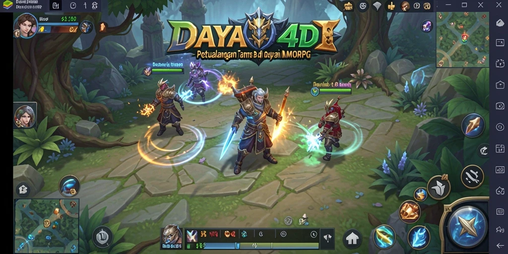 Tampilan gameplay seru di dunia MMORPG DAYA4D.