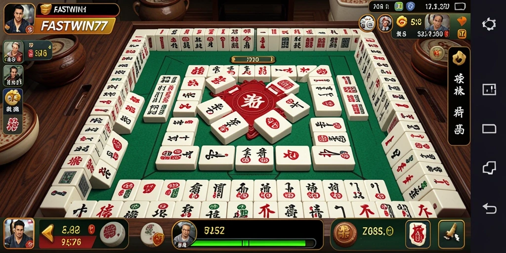 Tampilan menarik dan seru dari gameplay Mahjong di FASTWIN77.