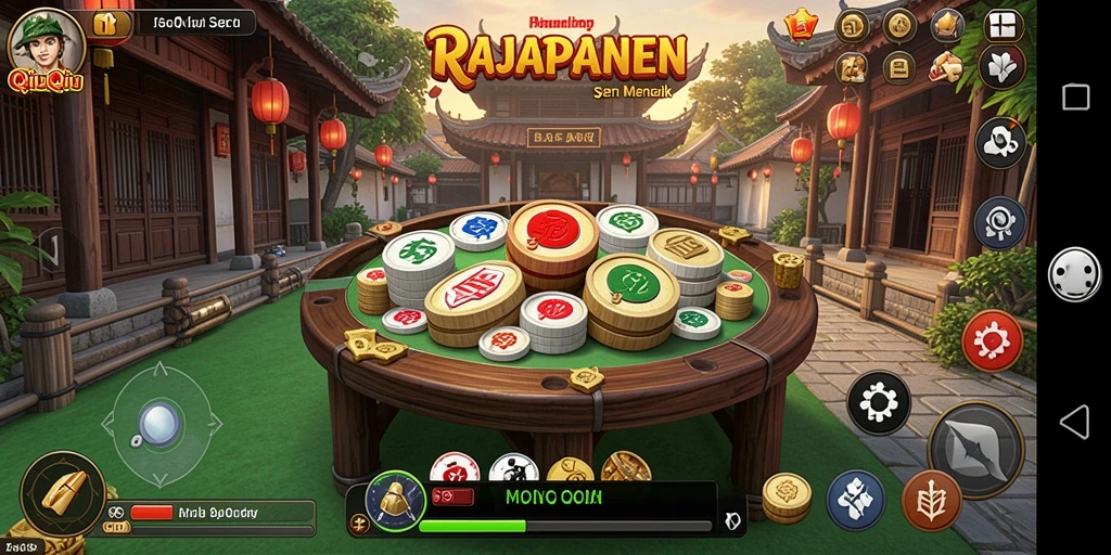 Tampilan gameplay RAJAPANEN yang seru dan mendebarkan.