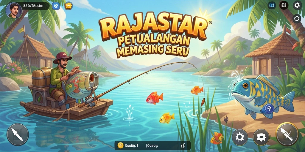 Tangkapan ikanku yang besar dalam RAJASTAR, menunjukkan keindahan bawah laut.