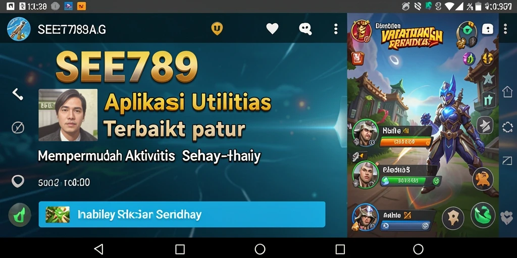 Tampilan antarmuka SEE789 yang intuitif dalam menggunakan fitur Utility.