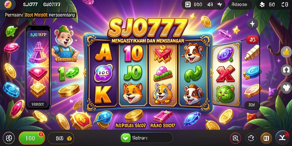 Screenshot SJO777 menunjukkan tampilan slot yang menakjubkan dan menarik.