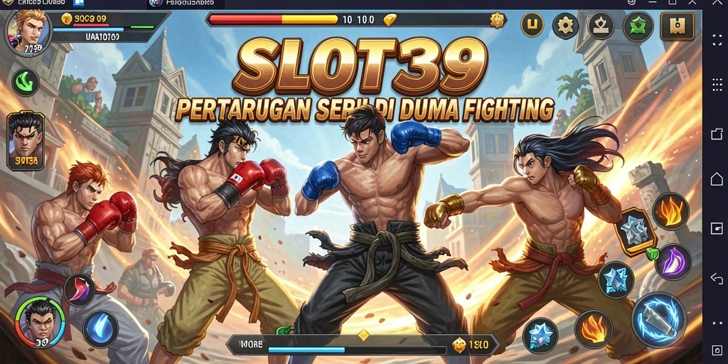 Tampilan gameplay SLOT39 yang mendebarkan dalam pertarungan seru.