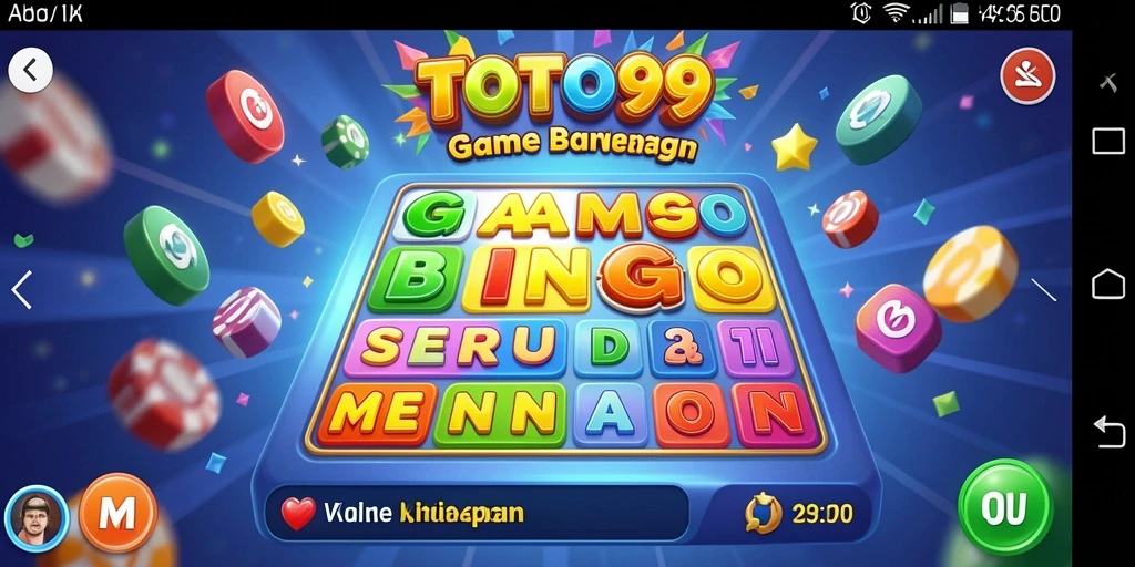 Screenshot utama TOTO99 menampilkan gameplay Bingo yang seru.