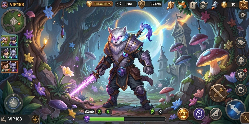 Tangkapan layar gameplay VIP188 yang menunjukkan aksi petualangan yang mendebarkan.